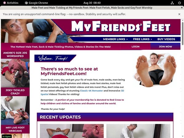 Access My Friends Feet Free