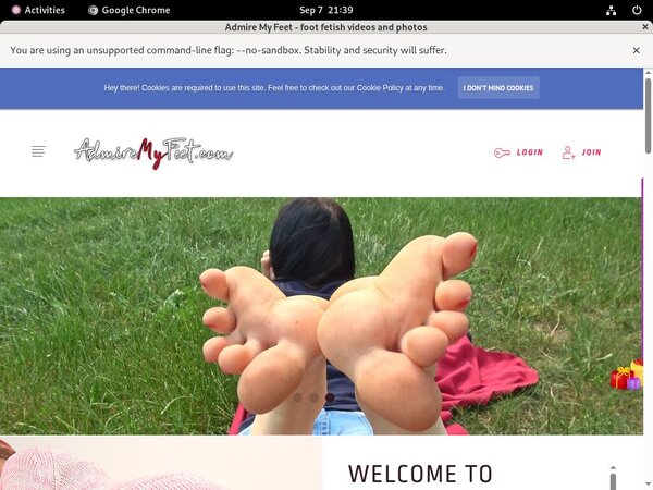 Admire My Feet Paypal Option