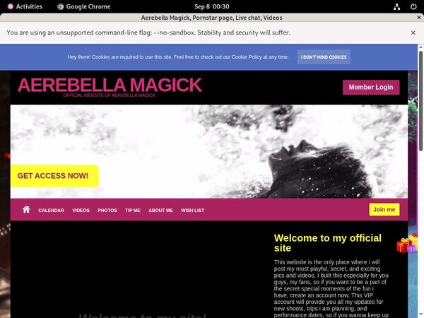 Aerebellamagick.modelcentro.com Join With SMS