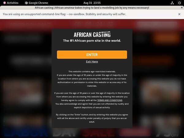 African Casting Paypal?