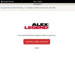 Alex Legend Trial Membership $1