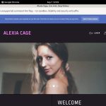 Alexia Cage Accept Pay Pal