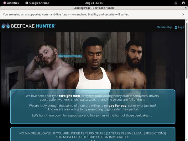 Beef Cake Hunter Massage
