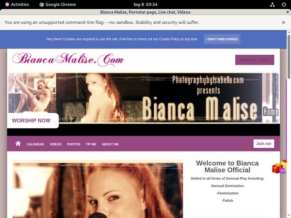 Bianca Malise Without CC