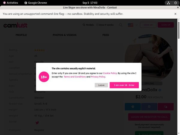 Camlust.com Limited Discount