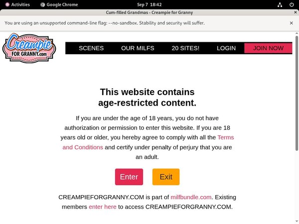 Creampie For Granny Promo Trial