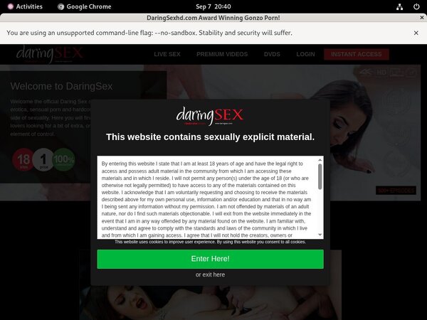 Daring Sex Discreet Billing