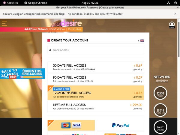 Digital Desire Save 50% On 30Day Pass