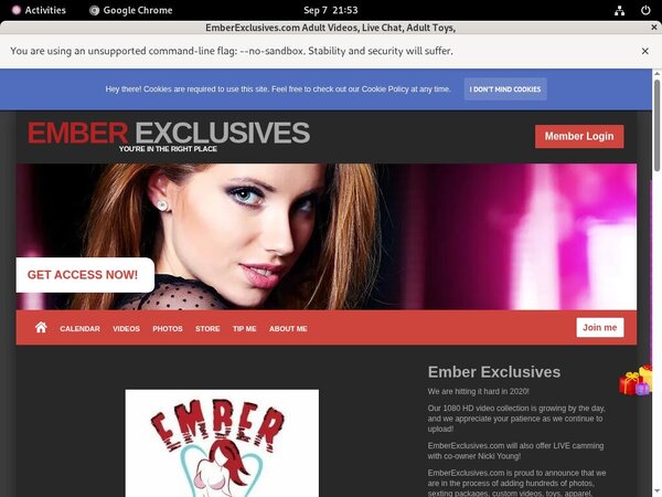 EmberExclusives Trial Sign Up