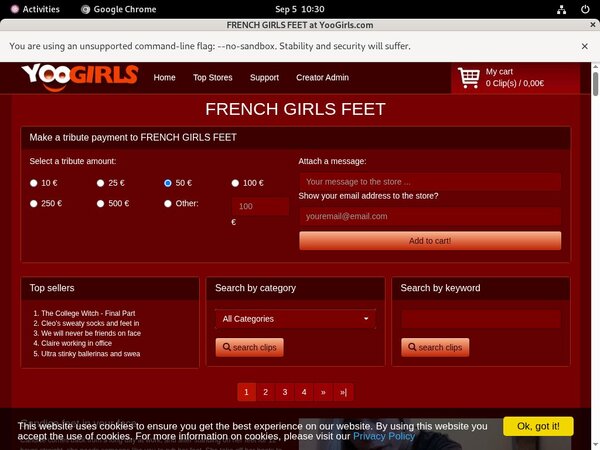FRENCH GIRLS FEET ???