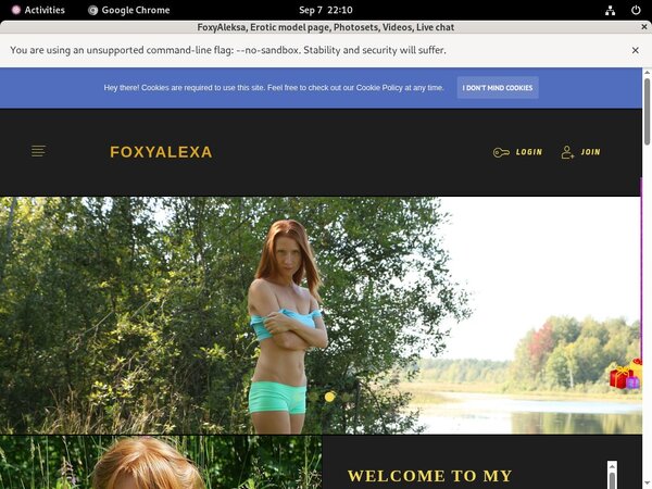 Foxyaleksa.com With Australian Dollars