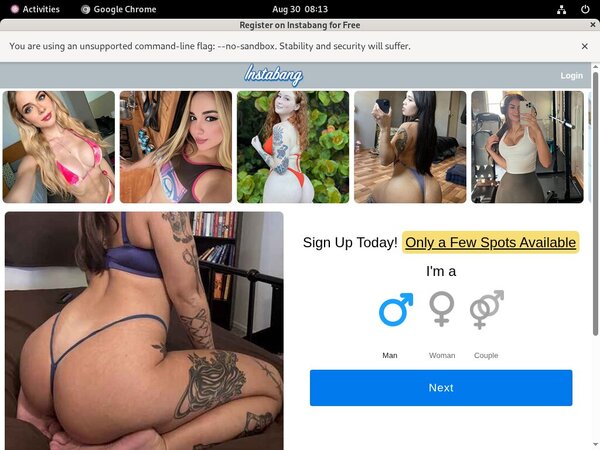 Free Account For Instabang