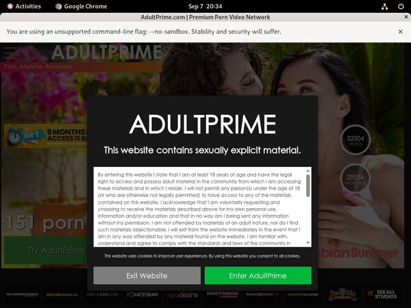 Free Adultprime.com Account Logins