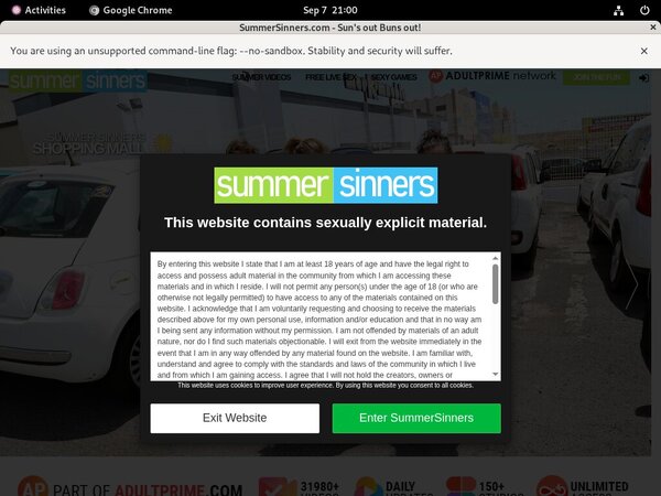Free Summersinners Membership Trial
