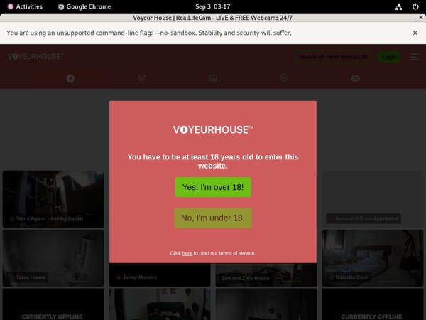 Free Voyeurhouse.com Acounts