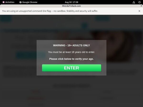 Free We Like To Suck Membership