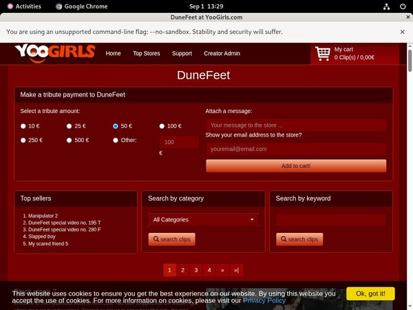 Get Dunefeet Promo Code