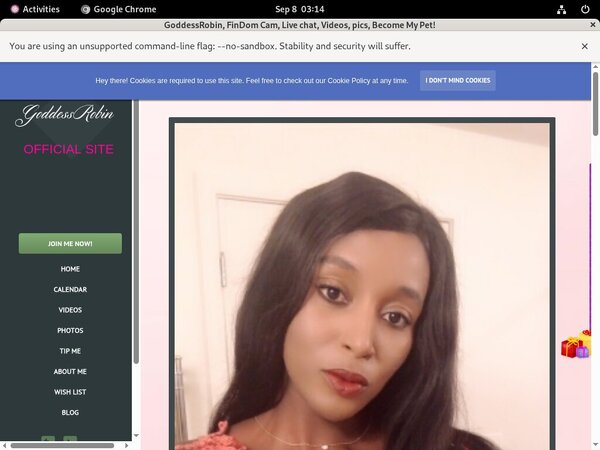 Goddessrobin.modelcentro.net Members Area