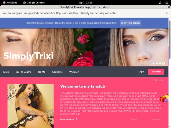 Harleybradmodelcentro.com Full Account