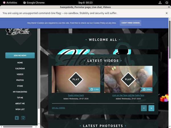 Hazeyzdollz.com Trial Access