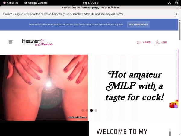 Heather Desire Member Login