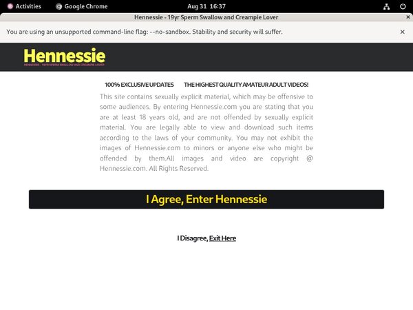 Hennessie.com Free Clips