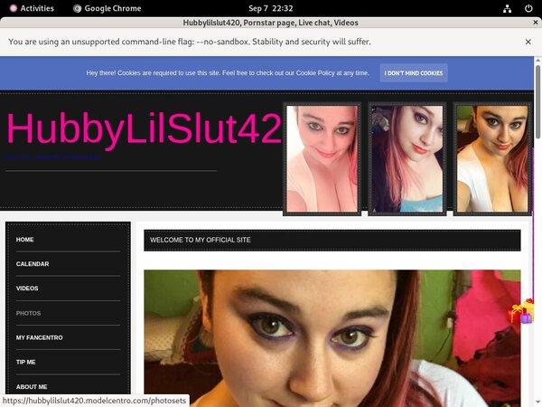 Hubbylilslut420.modelcentro.com Siterip