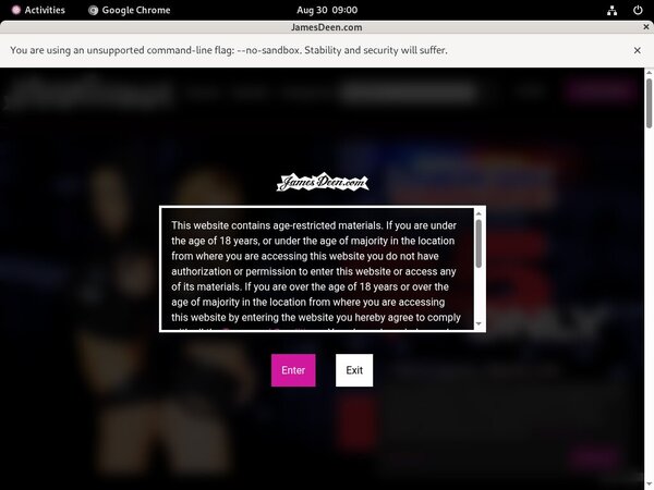 James Deen Billing Page