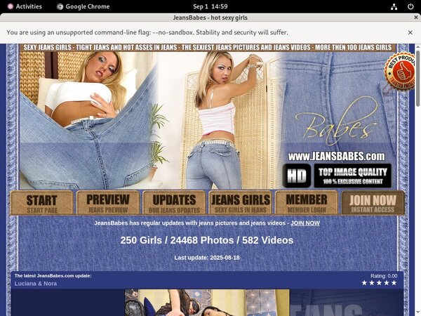 Jeans Babes Tranny