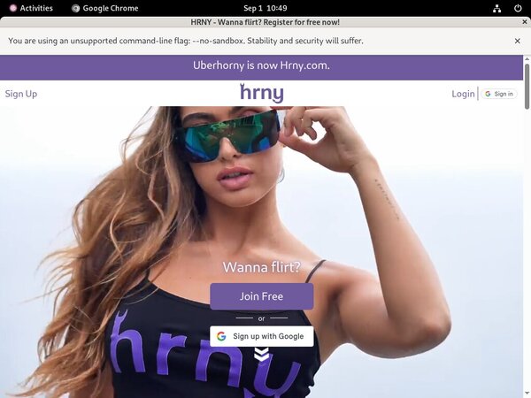 Join Uber Horny Free