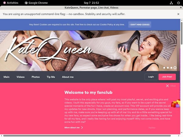 KateQueen Free Porn
