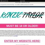 Kenzietaylor.com Free Accounts