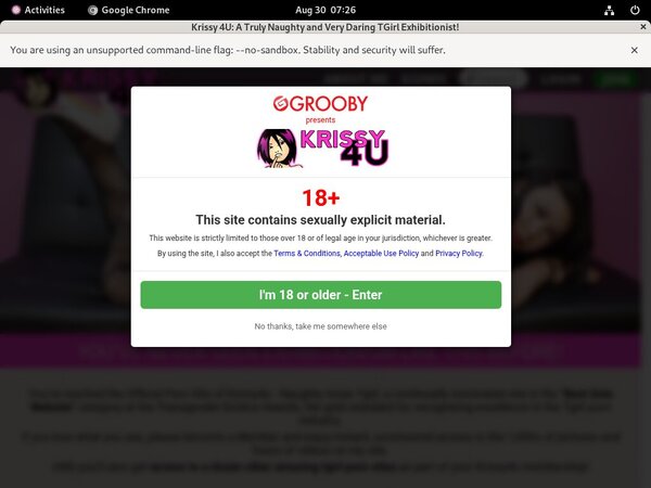 Krissy 4 U Free Account Login