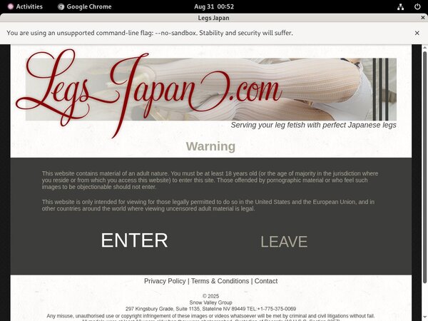 Legs Japan Paysite Review