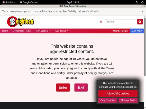 Make 18eighteen.com Account