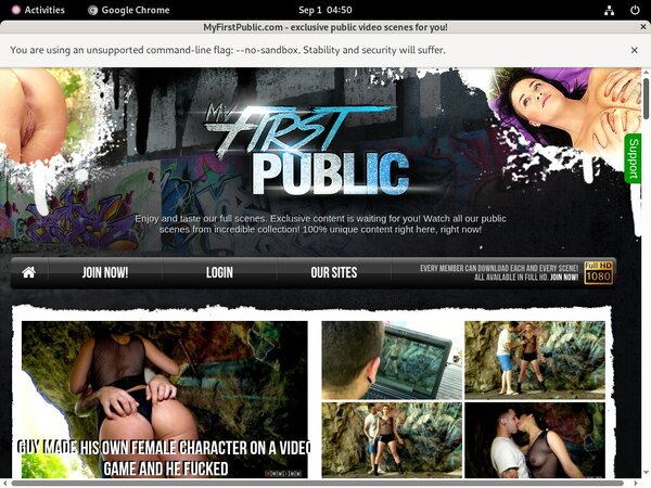 My First Public Sites