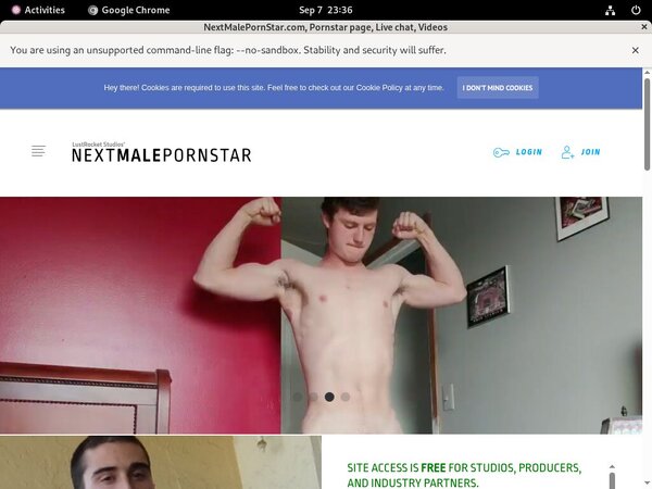 NextMalePornStar.com Free Trial 2018