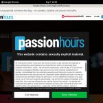 Passionhours Sign Up