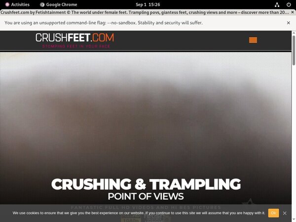 Password Free Crush Feet