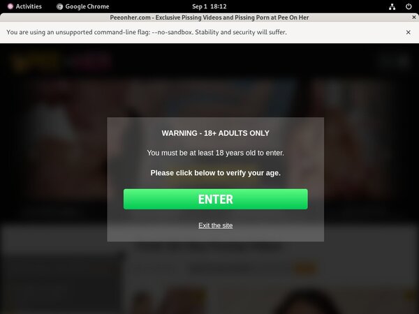 Pee On Her With EUDebit