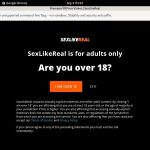 Promo Code Sex Like Real