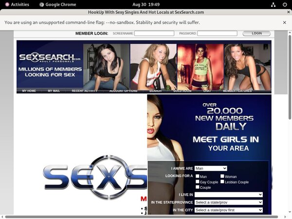 Sexsearch.com Renew Password