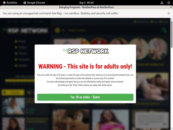 Sign Up Banging Pregnant