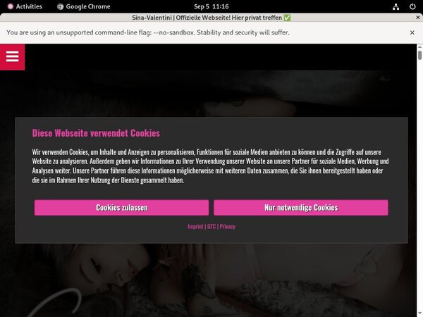 SinaValentini Member Sign Up