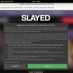 Slayed Login Info