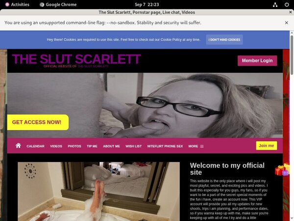 The Slut Scarlett Join Via Paypal
