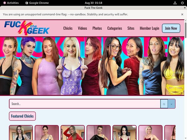 Username And Password For Fuck The Geek