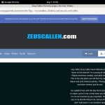 Zeus Callen User Name