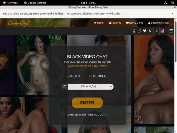 Ebonychat.com Discount Today