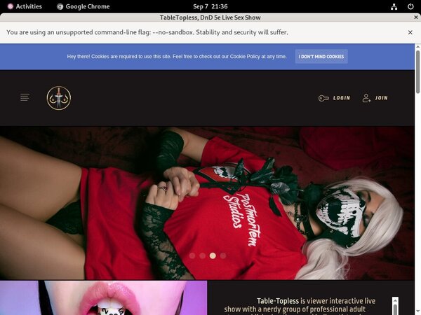 TableTopless Trial Membership $1 TableTopless Trial Membership $1